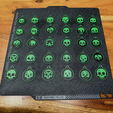 Pattern_printed.png Skull keychain 30 variants