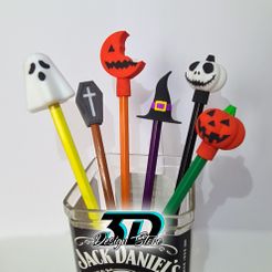 0002.jpg STL file Halloween decoration pencils・3D printable model to download