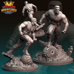 col1.png STL file Marvel crisis protocol ultimate colossus presupported included・3D print object to download