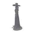 VKAZJcsF.png Regal Figure – Flowing Gown with Gold Embroidery | Fantasy Queen | Tabletop RPG STL
