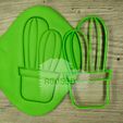 IMG_20190903_140804.jpg PACK 12 CACTUS - cookie cutter - mexican party, desert, summer - dough and clay cutter - 12cm