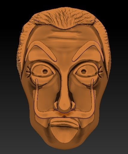 mask of dali 3 .jpg Dali paper house mask