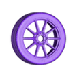 08. Konig - Tire Rim - Control - Full Size.stl Miniature Konig - Control Rim & Tire