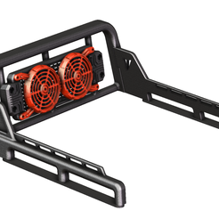 7.png STL file ROLL CAGE FOR RC CRAWLER PICKUP TRUCK (VANQUISH VS4-10 PRO)・3D printable model to download