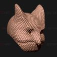 z06.jpg Squid Game Mask - Boss Mask Cosplay 3D print model