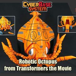 MovieOctopus_FS.jpg STL file Robotic Octopus from Transformers the Movie・Template to download and 3D print