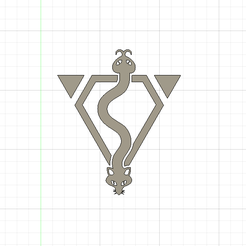 finn.png STL file Wheel of Time symbols - Snakes and Foxes・3D print design to download