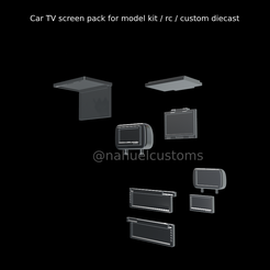 Proyecto-nuevo-2023-08-07T224621.153.png Fichier STL Ecran TV pour voiture pour modèle réduit / rc / custom diecast・Design pour imprimante 3D à télécharger