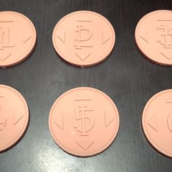Front.jpg Free STL file Objective Markers・3D print model to download