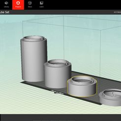 (OE: a Cees ar sg Co Cg Coes Archivo 3D gratuito Juego de tubos de extensión de montaje F de 12,5 mm, 25 mm, 50 mm y 100 mm・Idea de impresión 3D para descargar