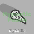 30.png Crow Skull Polymer Clay Cutter
