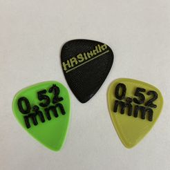 IMG_7209.jpg Fichier STL gratuit GUITAR PICK・Modèle à télécharger et à imprimer en 3D