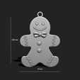 02_christmas-cookie-ornament-pendant-christmas-tree-4-3d-model-obj-fbx-stl.jpg Christmas Cookie Ornament - Pendant - Christmas Tree 4