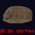 dibegyptian3284632784_1v.png DiB Egyptian Temple Diorama Stl  Glb for 3D Printer