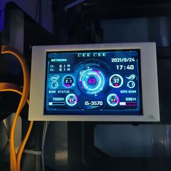 LCD_frame_3_5.jpg STL-Datei LCD-Rahmen 3'5"・Design für 3D-Drucker zum herunterladen