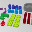 Nuova immagine bitmap.jpg Tractor Truck Lego buildable assemble pieces interlocking car