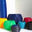 1d126907628b584cea8812a859681db4_preview_featured-6.jpg Free STL file Striped vases collection・3D printing idea to download