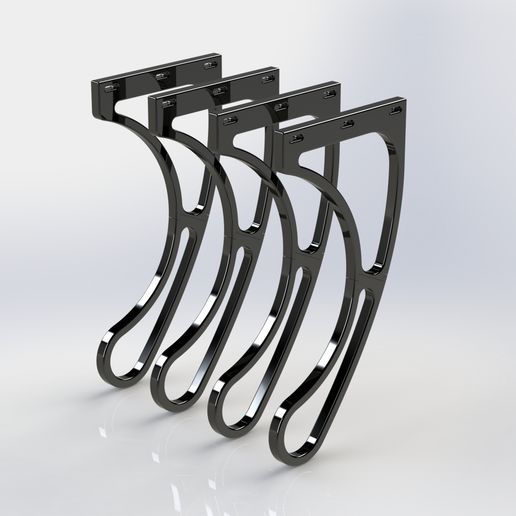 Universal Legs (Dampers) For The Drone 400mm - 3D model önizlemesi