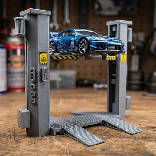 🧑‍🔧 Ultimate 1/64 Garage Equipment & Tools Pack (Lift, Workbench, Jacks ...