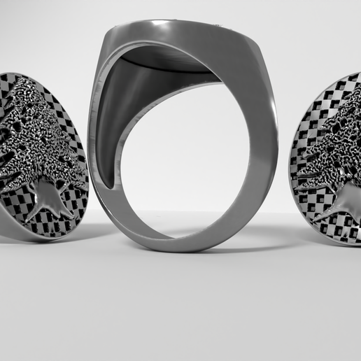 ring cedar cedrus libani 3D model