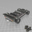 5.png Free STL file Psl 3D Car N°2 "French roadster"・Object to download and to 3D print