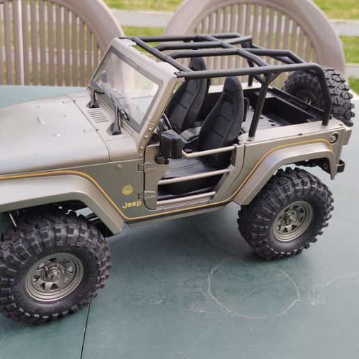 Injora Jeep JK 2 doors - front half doors 3D model