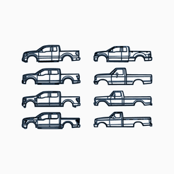 ford-f150-all.png Ford F150 Silhouette Evolution Bundle