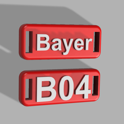 Bayer-04.png Shoe Clip Bayer 04, Shoelace Clip