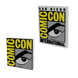 12.png 3D MULTICOLOR LOGO/SIGN - San Diego Comic Con (Two Variations)