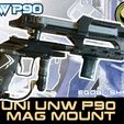 3-UNW-P90-UNI-MAG-mount-ego-shroud-grip.jpg UNW P90 MAG MOUNT adapter for feedneck subair markers