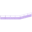 d PF Platform fencing RAMP LEFT.stl Ограждение платформы