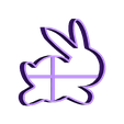 conejo 1.stl Easter Set x5 Cookie Cutter