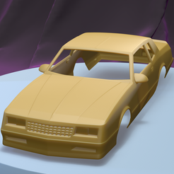 a001.png STL-Datei CHEVROLET MONTE CARLO SS 1986 (1/24) bedruckbare Karosserie・Design für den 3D-Druck zum Herunterladen