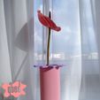 3D-PRINTABLE-FLOWER-TABLE-VASE-TOP-by-qbed-2.jpg VASE DE TABLE EN PLASTIQUE POUR FLEURS