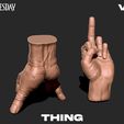 3.jpg Thing V-2  Wednesday series 3D print model
