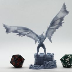 Wyvern (4).JPG STL file Undead Wyvern - Tabletop Miniature・Template to download and 3D print