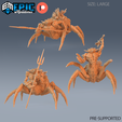 Crab-People.png Crab People Set ‧ DnD Miniature ‧ Tabletop Miniatures ‧ Gaming Monster ‧ 3D Model ‧ RPG ‧ DnDminis ‧ STL FILE