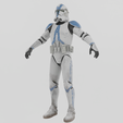 Renders0010.png Clone Trooper 501 St Battalion Star Wars Textured Rigged