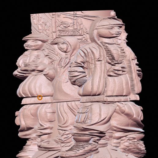 🎨 3D Embossed Model with Street Art Design for Mold Making・ STL File ...