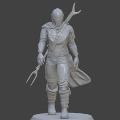 Fichier_000.jpeg Free 3D file The Mandalorian・3D print object to download