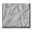 Decor-panel7-06.jpg Abstract mesh relief decor panel N02 3D print model
