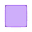 4 Inch Square Planter Bottom.stl Minimalist Cube Self Watering Planter Simple Square Design MineeForm FDM 3D Print STL File