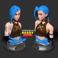 2side.jpg Jinx bust - Arcane Fanart