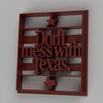 mess-ok.jpg Cookie cutter Don't mess with Texas