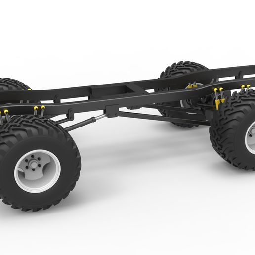 Chassis of vintage monster truck (1:25 Scale)