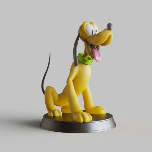 Plutu_Canine.2164.jpg Pluto-dog- Christmas - canine-sitting pose-FANART FIGURINE