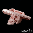 CATRINA-2.png Day of the dead catrina skull 3D print model
