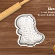 dinocookie4.jpg Conjunto de cortadores de biscoitos para dinossauros