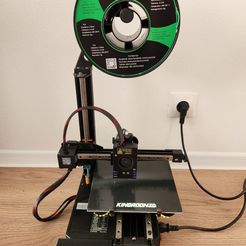 589adb1b-ce4b-4134-a4ad-3043c471e97e.jpg Fichier 3D gratuit kingroon kp3s pro filament mounting bracket・Modèle à télécharger et à imprimer en 3D