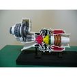 Engine-001.jpg Turboprop Engine, for Business Aircraft, Cutaway